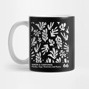 Simon & Garfunkel / Parsley, Sage, Rosemary and Thyme  / Minimalist Design Mug